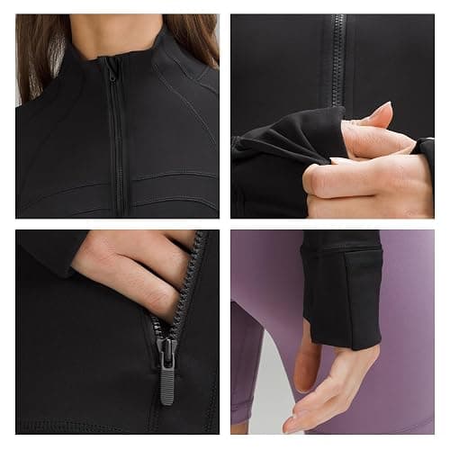 Aceyurre Women's Running Athletic Sports Workout Jacket with Pockets Slim Fit Full Zip thumbnail 5