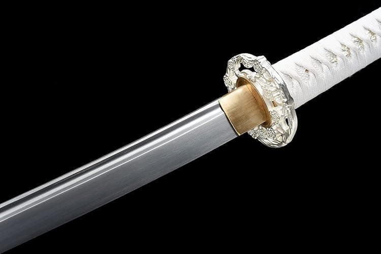Traditional Heat/Clay Tempered Hand Forged Katana Sword | Real 1060/1095 T10 High Carbon Steel Sharp Full Tang Katanas | Practical Authentic Japanese Samurai Swords thumbnail 7