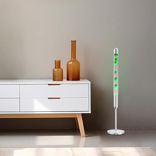 Kyzfy 47.5-Inch Liquid Motion Lamp,Magma Lamp, Mood Relaxation Light，Suitable for Home Decoration,Office Decoration, Cafes,Bars,Etc (47.5IN (Silver)) thumbnail 4