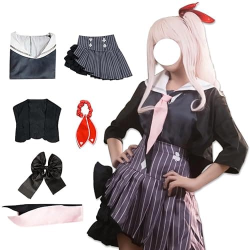 Lioskey Akiyama Mizuki Cosplay Shinonome Costume Dress Outfit Halloween Full Set - Image 1