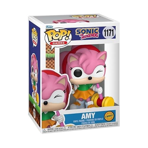Funko Pop! Games: Sonic The Hedgehog - Amy - 1/6 Odds for Rare Chase Variant - Collectable Vinyl Figure - Gift Idea - Official Merchandise - Toys for Kids & Adults - Video Games Fans thumbnail 3