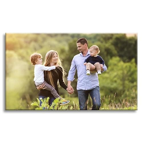 GP TONER Ihr FOTO auf Leinwand Personalisierte Foto Ihr eigenes Bild auf Leinwand mit Holzrahmen Kunstdruck Bild Foto 100x70 cm thumbnail 3