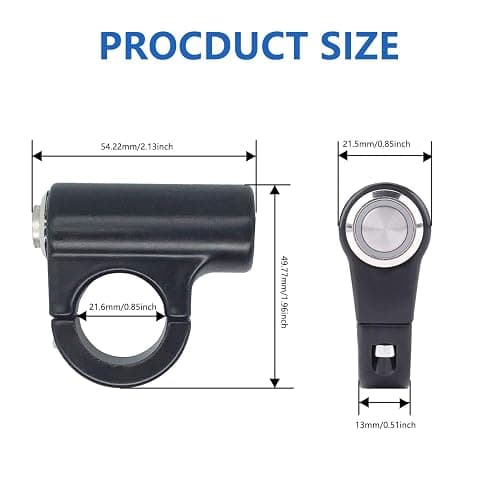 Aluminum Blue LED Headlight Kill Switch Compatible with Sur Ron Light Bee X Segway X260 X160 Talaria Sting MX3 thumbnail 6