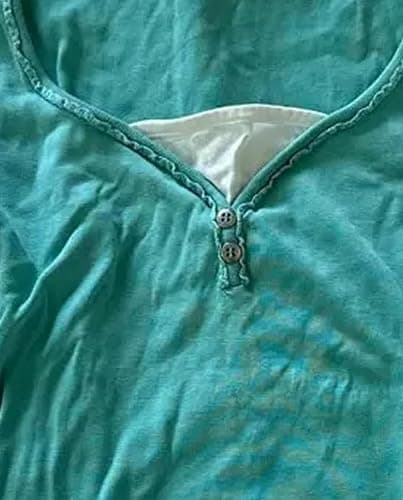 Lomehue Gyaru Teal Clothes Y2k Tops for Women Harajuku Crop Whimsical Tops Grunge Vintage Tops Fairycore 2000s Clothing thumbnail 8