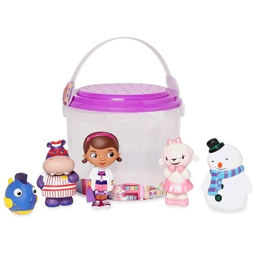 Disney Store Unisex-Children Bath Set (Doc McStuffins) - Kids Bath Accessories with Beloved Disney Characters - Colorful and Fun Bath Time Essentials for Kids - Suitable for All Ages - Image 1