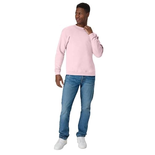 Hanes Men's Sweatshirt, EcoSmart Fleece Crewneck Sweatshirt, Big & Tall Available, 1 or 2-Pack thumbnail 5