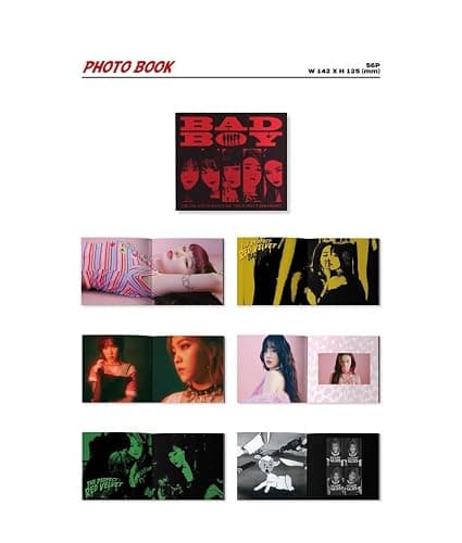 RED VELVET [THE PERFECT RED VELVET] 2nd Repackage Album+P.Book+Card+Lyrics+Tracking Number thumbnail 4