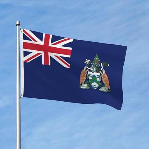 Flag Of Ascension Island Flag 3x5 Ft Durable Polyester Double-Sided Outdoor Decorative Banner Home Patio Flags Yard Welcome Flag thumbnail 4
