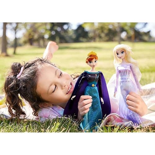 Disney Store Official Princess Classic Doll (Elsa from Frozen 2), 11 Inches, Includes Brush with Molded Details, Fully Posable Toy in Classic Outfit - Disney Princess Toys thumbnail 2