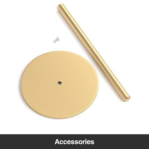 Gold Free-Standing Paper Towel Holder, Premium Stainless Steel Towel Holder for Rolls Organizer, Classic Fashion Roll Dispenser for Kitchen thumbnail 6