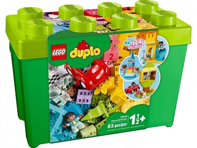 LEGO DUPLO Classic Deluxe Brick Box Building Blocks - Learning & Educational Toys for Toddlers, Preschool, Ages 1.5+ Years - Gift for Birthdays - Develop Fine Motor Skills - 10914 thumbnail 4