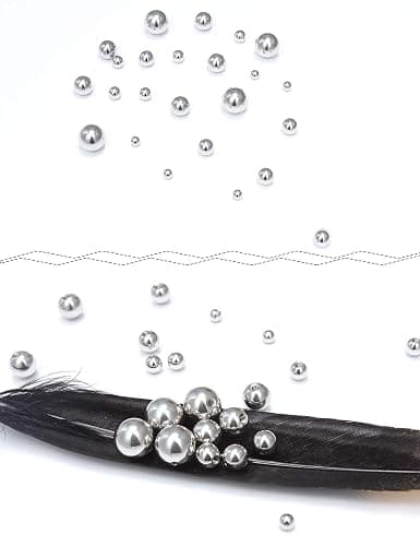 Prjndjw 25Pcs 14G 16G Replacement Balls internal thread & Externally Threaded Surgical Steel Balls Industrial Barbell Tongue Nipple Belly Button Eyebrow Rook Piercing Rings Parts 3MM-8MM thumbnail 5