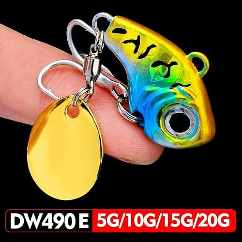Fishing Lures Spinners Metal VIB Lure with Blade Tail Long Cast Bait (6pcs) thumbnail 4