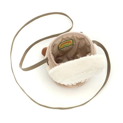 Jellycat Amuseables Coffee-To-Go Plush Bag, 8 inches - Crossbody and Shoulder Purse - Fun and Unique Handbag thumbnail 5