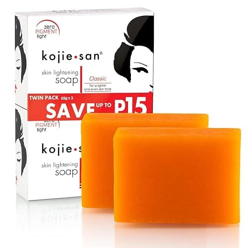 Kojie San Skin and Body Brightening Soap - Original Kojic Acid, Dark Spot Remover Bar Soap with Glycerin & Tea Tree Oil - 65g x 2 Bars thumbnail 6
