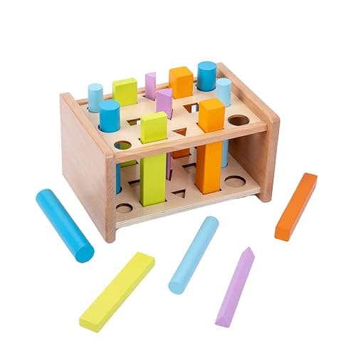 Montessori Shape Matching Toys - Wooden Shape Sorting Toys for 1-3 Years Old Children - Educational Toy for Preschoolers thumbnail 6