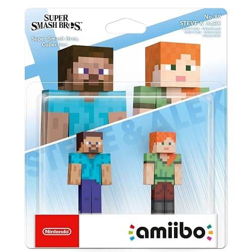 amiibo™ - Steve + Alex 2-pack - Super Smash Bros.™ Series thumbnail 4