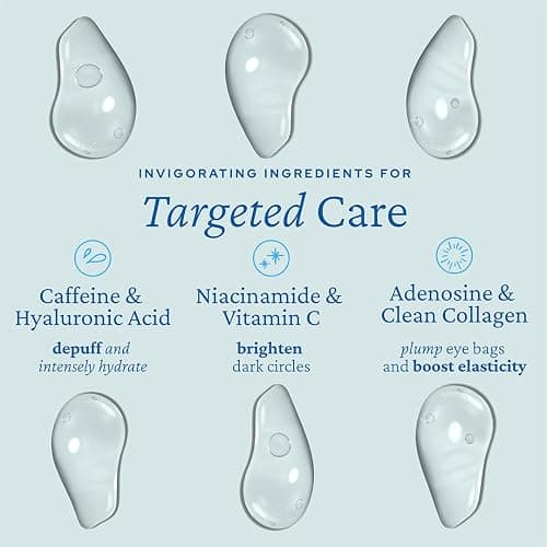 belif Aqua Bomb Cooling Eye Gel - Caffeine & Hyaluronic Acid for Puffiness & Hydration, Niacinamide & Vitamin C for Dark Circles, Adenosine & Collagen for Plumping & Firming, Korean Skin Care thumbnail 5