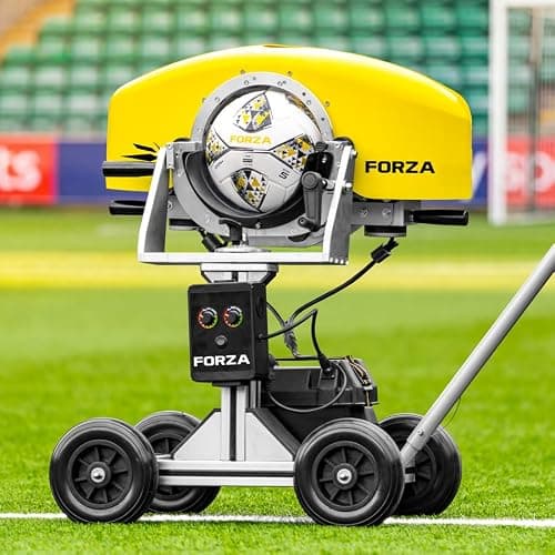 FORZA Soccer Ball Launcher PRO | Professional Soccer Delivery Machine with Adjustable Speed, Spin & Angle | Rechargeable Training Launcher for Crosses, Shots & Goalkeeper Drills - Image 1