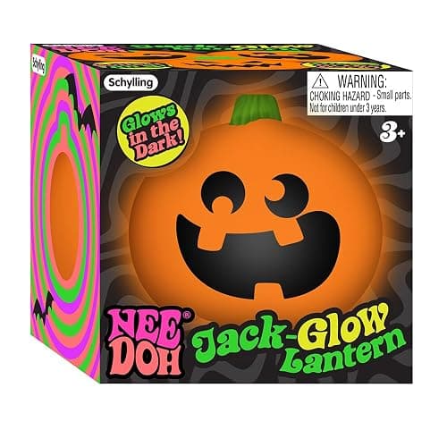 Schylling Needoh Jack Lantern Glow in The Dark Pumpkin Faces Assorted thumbnail 3