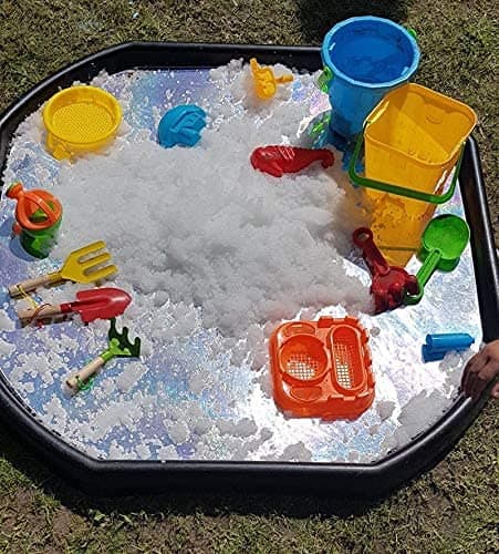 Easy Shopping® Children Kids Colour Small Mixing Tray Plastic for Playing Toy Sand Pool Pit Water Game Garden Beach MADE IN UK (Black) thumbnail 2