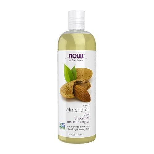 NOW Foods Solutions, Sweet Almond Oil, 100% Pure Moisturizing Oil, Promotes Healthy-Looking Skin, Unscented Oil, 16-Ounce,Package may vary - Image 1