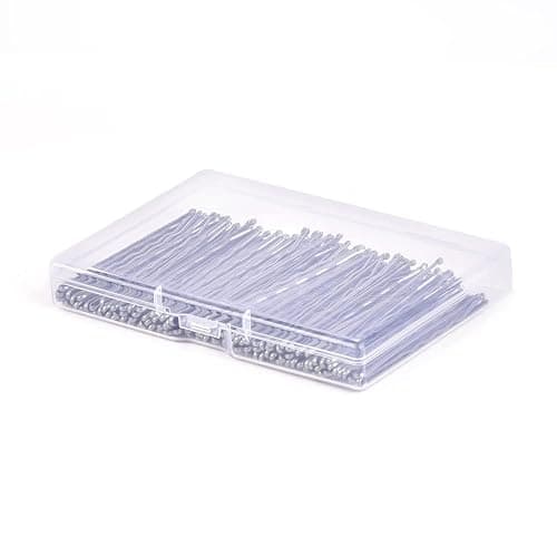 MORGLES Large Silver Bobby Pins for Gray Thick Hair, 2.75" Jumbo Hair Pins with Box 120PCS thumbnail 7