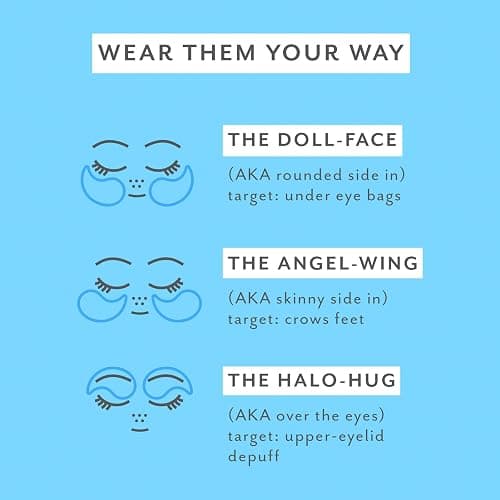 Patchology Iced Cooling Under Eye Mask Patches with Peptides, Cloudberry Oil and Bakuchiol. Cool eye gels to firm skin and soothe, reduce fine lines and under eye bags 5 Pair thumbnail 6