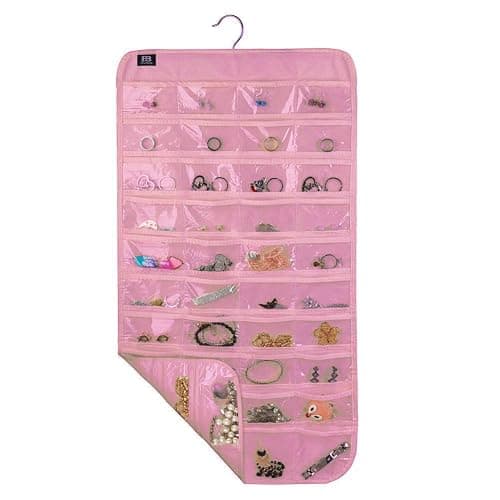 BB Brotrade Hanging Jewelry Organizer,Accessories Organizer,80 Pocket Organizer for Holding Jewelries - Image 1
