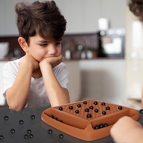 Magnetic Game Chess, Magnet Game Board Games for Kids and Adults, Magnet Chess Set Family Games Ideal for Family and Friend Games Night, 2-4 Players thumbnail 2