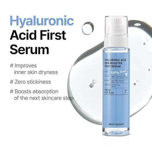 MEDITHERAPY Hyaluronic Acid Serum 5.07 fl oz | Korean Facial Serum for Plump Dewy Glass Skin, Deep Hydrating Moisture for All Skin Types, K-Beauty thumbnail 2