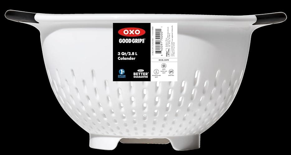 OXO Good Grips 3 QT Plastic Colander thumbnail 6