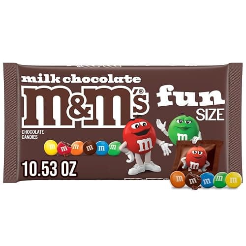 M&M'S Milk Chocolate Fun Size Candy Bag, 10.53oz - Image 1