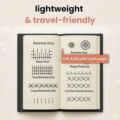 2026 Upgraded Embroidery Stitch Book Kit, 106 Patterns with Tools & Tutorials, 86 PCS Beginner Embroidery Kit, Portable All-in-One Hand Embroidery Book for Adults & DIY Craft Lovers thumbnail 6