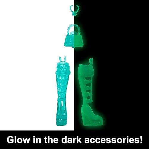 Monster High Skulltimate Secrets Neon Frights Doll & Accessories, Twyla with Dress-Up Locker & 19+ Surprises thumbnail 7