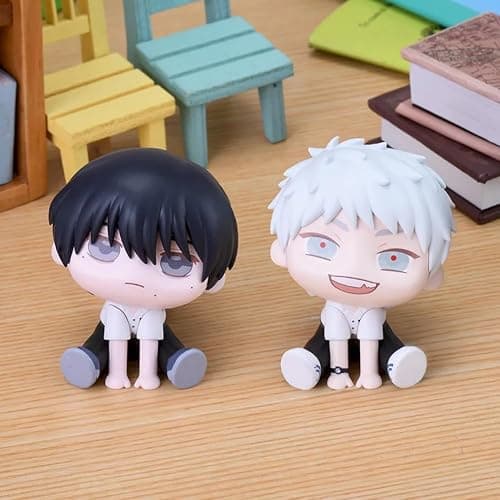 MABAIUDE Yoshiki Tsujinaka Figure Hikaru Indo Look Up Figure Anime Hikaru Statue Model Sitting Pose Figurine Cake Topper Ornament Gifts 6cm thumbnail 2