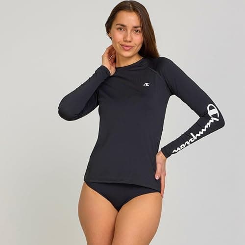 Champion Rash Guard for Women, Womens Rash Guard Long Sleeve Shirts, Rashguard Swim Shirt Women UPF 50+ SPF & UV Protection thumbnail 6