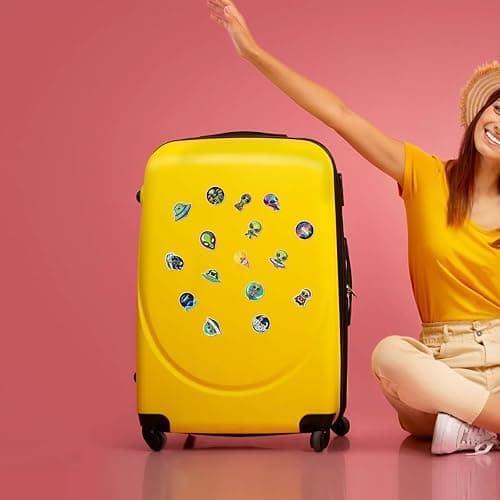 100pcs Alien Stickers - Alien Sticker for Adults, Phone Waterproof Decals for Water Bottles Laptop Luggage Computer Scrapbooking Teens Adult Girls Kids Funny Party Birthday Decorations thumbnail 7