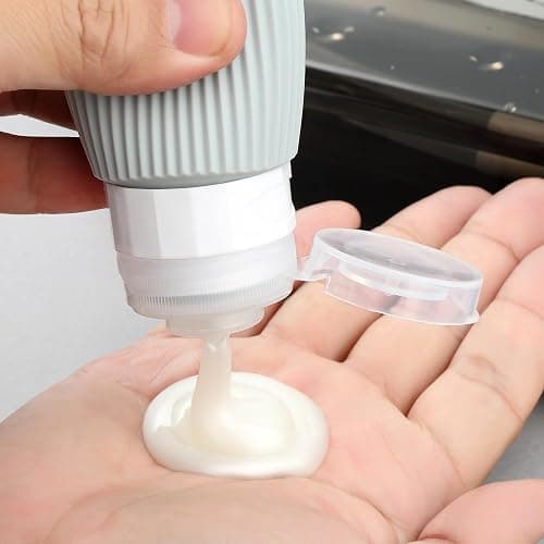Mrsdry 16 Pack Travel Bottles for Toiletries, Large 6oz Silicone Travel Containers, Leak Proof Refillable Liquid Shampoo And Conditioner Travel Essentials thumbnail 3