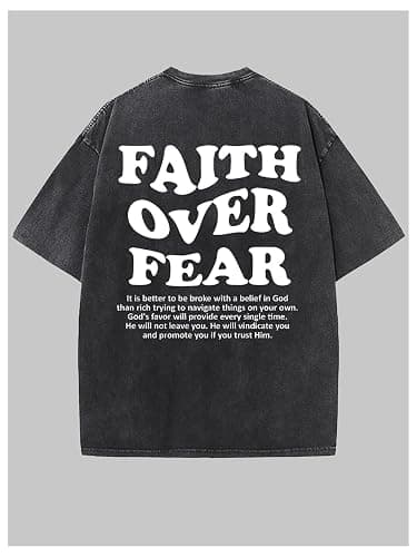 SOLY HUX T Shirts for Men Baggy Streetwear Short Sleeve Crewneck Letter Graphic Tee Tops thumbnail 5
