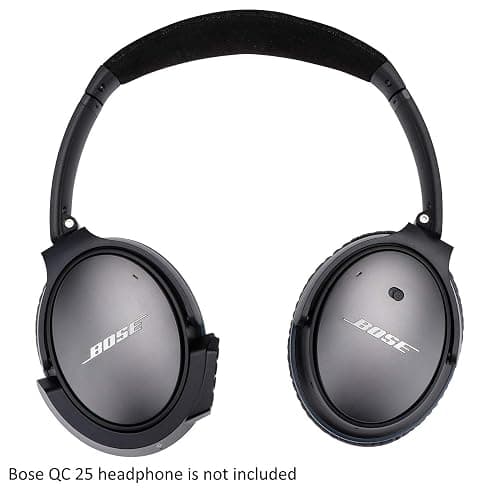 YOCOWOCO Upgraded aptX Wireless Bluetooth Adapter for Bose QuietComfort 25 QC 25Headphones with Mic/Volume Control, Black thumbnail 2