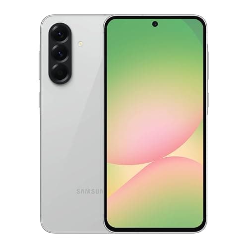 Samsung Galaxy A56 5G Cell Phone, 128GB AI Smartphone, Unlocked Android, AI Photo Edits, Large Screen, Long Battery Life, 2025, US 1 Yr Manufacturer Warranty, Awesome LightGray - Image 1