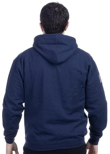 Ann Arbor T-shirt Co. U.S. Military, First Responder Hoodie USAF Army Navy Firefighter Sweatshirt Hoody thumbnail 5