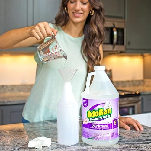 OdoBan Multipurpose Cleaner Concentrate Scent Assortment, 3 Gal (1 Each Original Eucalyptus, Lavender, Cotton Breeze) thumbnail 9