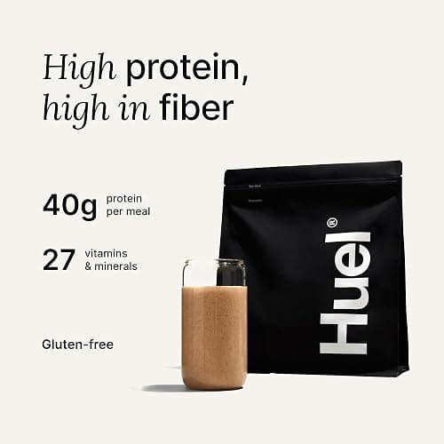 Huel Black Edition | Salted Caramel 40g Vegan Protein Powder | Nutritionally Complete Meal | 27 Vitamins and Minerals, Gluten Free | 17 Servings | Scoop not included to reduce plastic - Salted Caramel thumbnail 2