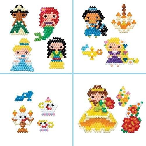 Aquabeads Disney Princess Creation Cube, Complete Arts & Crafts Bead Kit for Children - Over 2,500 Beads & Display Stand The Create Belle, Ariel, Tiana, Rapunzel and More, Multicolor (31773) thumbnail 5
