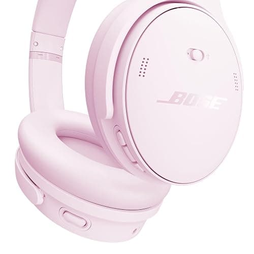Bose QuietComfort Headphones - Wireless Bluetooth Headphones, Active Over Ear Noise Cancelling and Mic, USB-C Charging, Deep Bass, Up to 24 Hours of Playtime, Petal Pink - Limited Edition Color thumbnail 5