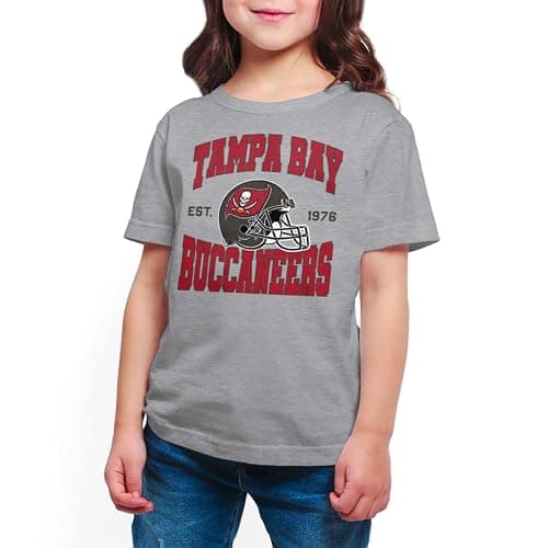 Junk Food Clothing x NFL - Team Helmet - Kids Short Sleeve Fan Shirt for Boys and Girls - Officially Licensed NFL Apparel thumbnail 2