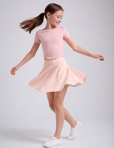 3 Pack Youth Girls Athletic Skirts with Built-in Shorts | Active Skorts, Adjustable Waist, Pockets, for Kids, Teens, Tennis, Golf, Cheer, School thumbnail 4