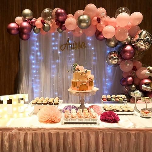 KICNIC Balloon Arch Strip Kit for Garland, 32.8 Feet Balloon Tape Strips and 200 Glue Point Dot Stickers for Party Wedding Birthday Baby Shower Graduation Decorations thumbnail 7